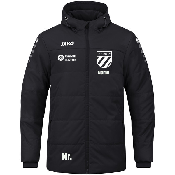 Coachjacke Team mit Kapuze 