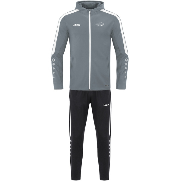 Trainingsanzug Polyester Power mit Kapuze 