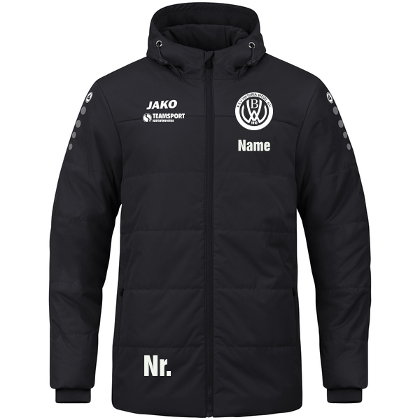 Coachjacke Team mit Kapuze 