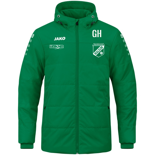 Coachjacke Team mit Kapuze 