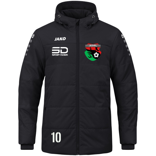 Coachjacke Team mit Kapuze 