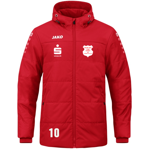 Coachjacke Team mit Kapuze 
