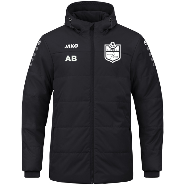 Coachjacke Team mit Kapuze 