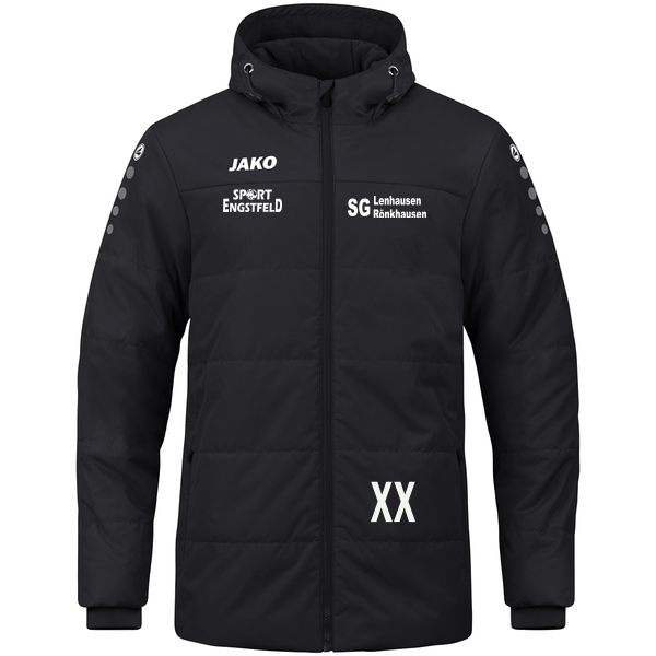 Coachjacke Team mit Kapuze 
