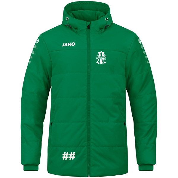 Coachjacke Team mit Kapuze 