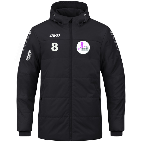Coachjacke Team mit Kapuze 