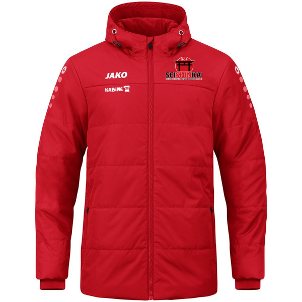 Coachjacke Team mit Kapuze 