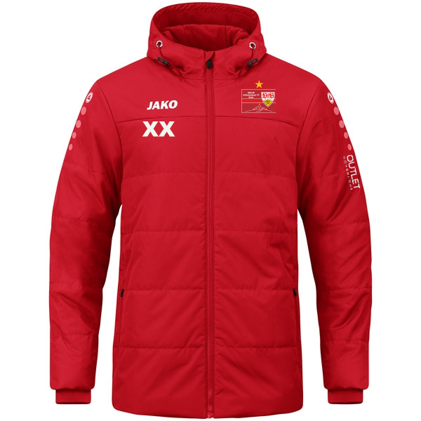Coachjacke Team mit Kapuze 