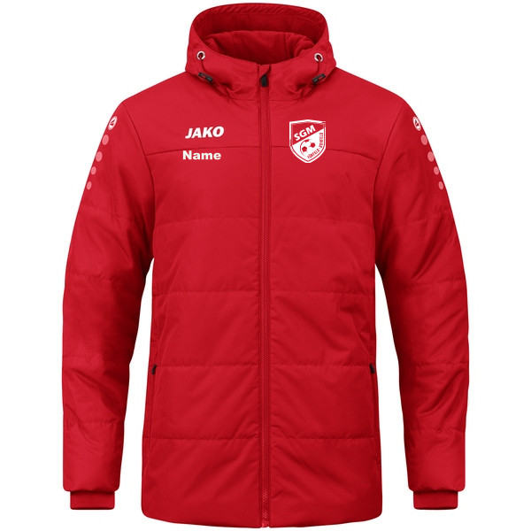 Coachjacke Team mit Kapuze 