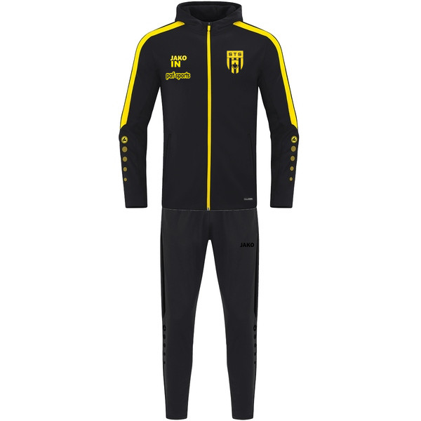 Trainingsanzug Polyester Power mit Kapuze 