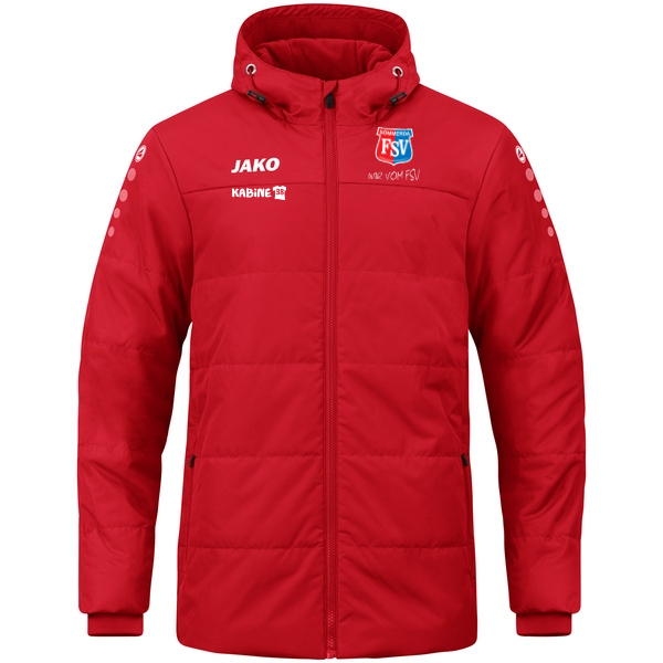 Coachjacke Team mit Kapuze 