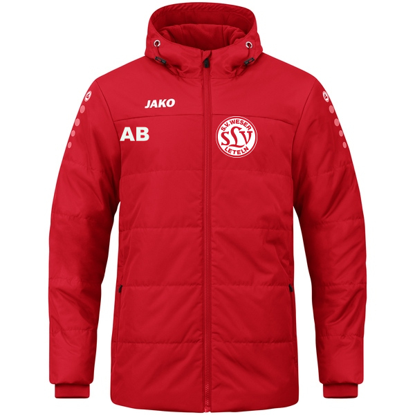 Coachjacke Team mit Kapuze 