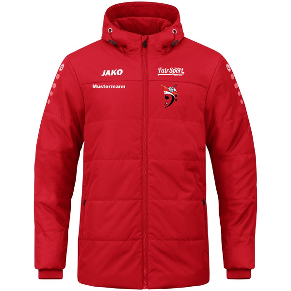 Coachjacke Team mit Kapuze 