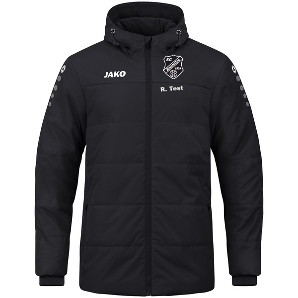 Coachjacke Team mit Kapuze 