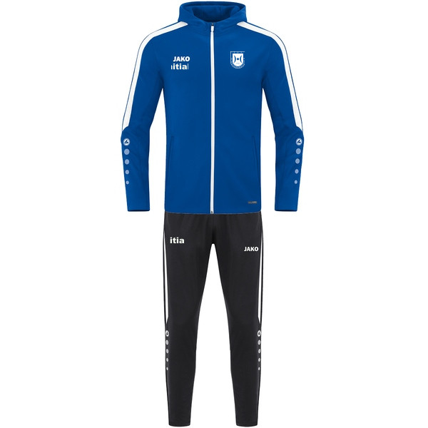 Trainingsanzug Polyester Power mit Kapuze 
