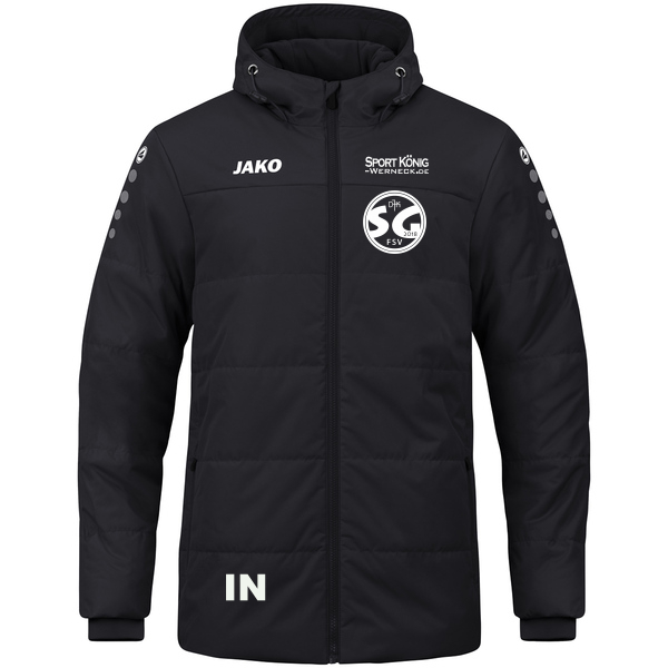 Coachjacke Team mit Kapuze 