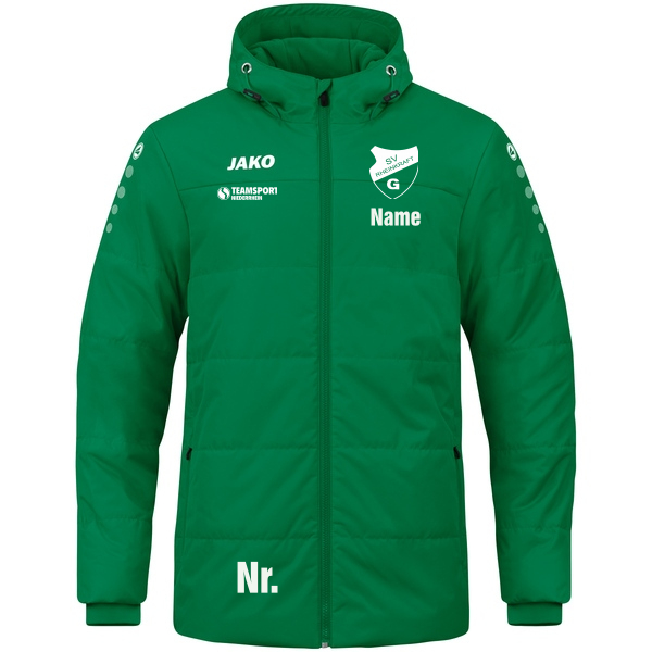 Coachjacke Team mit Kapuze 
