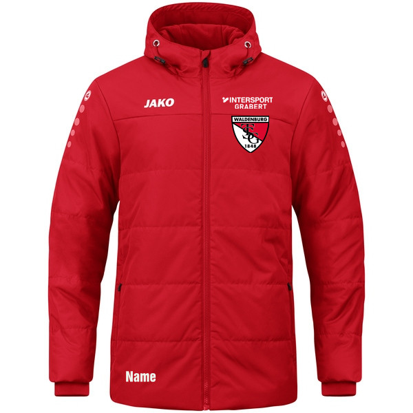 Coachjacke Team mit Kapuze 