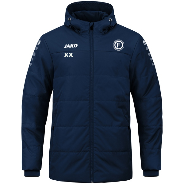 Coachjacke Team mit Kapuze 
