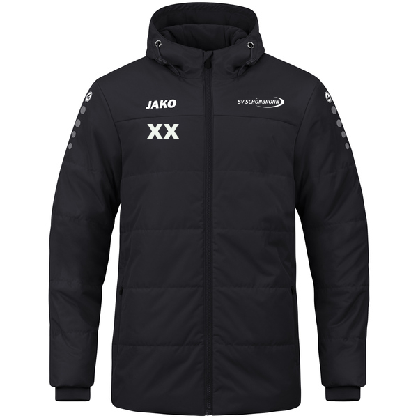 Coachjacke Team mit Kapuze 