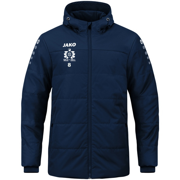 Coachjacke Team mit Kapuze 