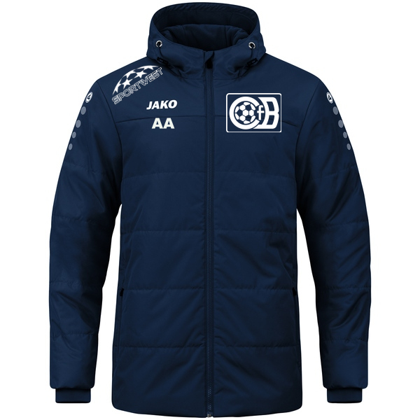 Coachjacke Team mit Kapuze 