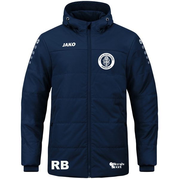 Coachjacke Team mit Kapuze 