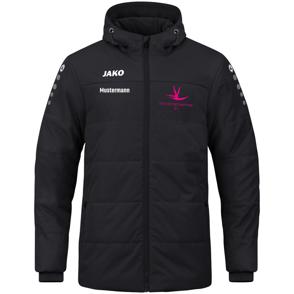 Coachjacke Team mit Kapuze 